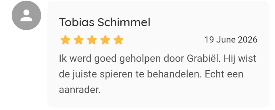 Recensie van Tobias Schimmel, 5 sterren